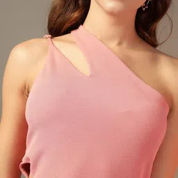 CORSICA Women Bodycon Round Neck Maxi Dress image 3