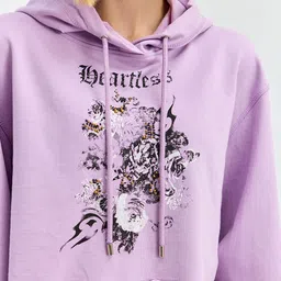 COVER STORY Women Printed Sweatshirt image 3