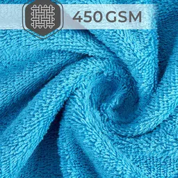 Layers Blue 1 Cotton 450 GSM Bath Towel image 2