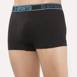 Sporto by Macho Men Pack Of 3 Short Trunks Sprto_M1022-B(1)-M(1)-R(1)-S image 2