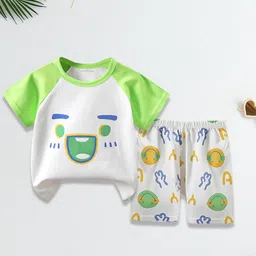 FOREVER FRIDAY Boy Printed T-shirt with Shorts Clothing Sets-image-83