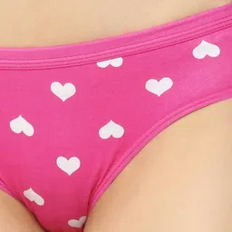 samvar New stylish Pink Cotton Hipster Multicolor Panties Pack of 1 image 3