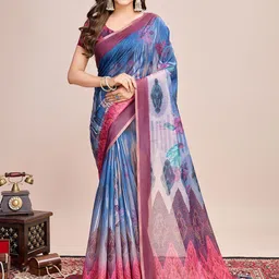 Ishin Floral Printed Saree-picture-27