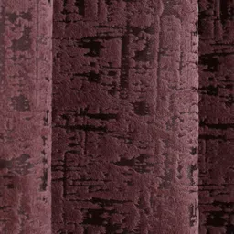 GEET CREATIONS Violet & Black Abstract Room Darkening Velvet Window Curtain image 3