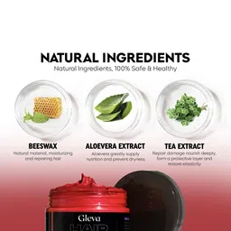 Gleva Temporary Hair Color Wax- 120g - Red image 4