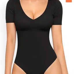 TRENDY ERA Pack Of 2 V-Neck Bodysuits-picture-30