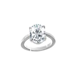 RRVGEM 5.00 KT Round Shape Cubic White Zircon American White Diamond Finger Ring-picture-24