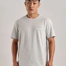 Calvin Klein Jeans Round Neck Short Sleeves Casual T-shirt-picture-54