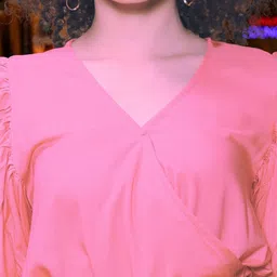 StyleCast X SERA Puff Sleeve Wrap Top image 2