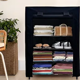 Urban Choice Black 4 Layer Multi-Utility Rack Cover image 5