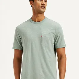 Levis Round Neck Pure Cotton Regular Fit T-shirt-picture-50