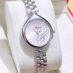 Skylark Girls Printed Dial & Stainless Steel Bracelet Style Straps Analogue Watch-picture-6