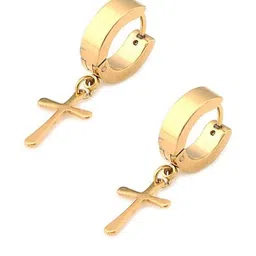 shobhram Unisex Gold Earrings image 2