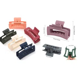 DailyObjects Women Set of 5 Claw Clip image 2