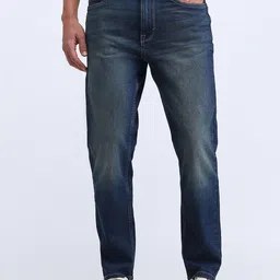 Flying Machine Men Relaxed Fit Light Fade Stretchable Jeans image 1