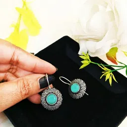 UrbanLuk Circular Drop Earrings image 4