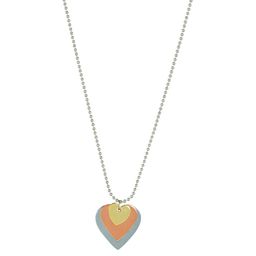 missmister Three colour tone 3 Hearts design locket chain pendant-picture-39