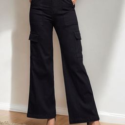 Miss Chase Women Wide Leg High-Rise Stretchable Jeans-picture-30