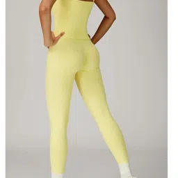 LULU & SKY Women Skinny-Fit High-Waist Ankle-Length Sports Tights image 3