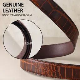 Hayes London Men Leather Printed Belt image 2