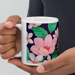 Mr UVD White Printed Ceramic Cup image 2