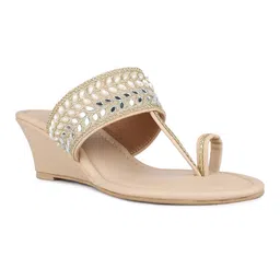 Inc 5 Embellished Ethnic Wedge Sandals-picture-22