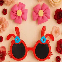 ANNA CREATIONS Girls Cute Bow Hair Clip with Sun Goggles Design Hair Accessory-picture-28