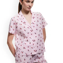 Koton Women Conversational Printed Shorts image 4