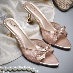 Froh Feet Embellished Party Kitten Sandals-picture-38