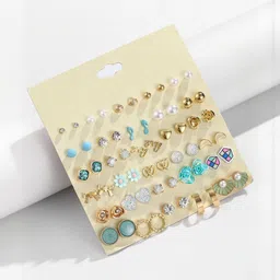 TheVineGirl Geometric Studs Earrings-picture-29