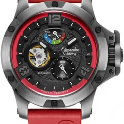 Alexandre Christie Men Titanium Dial & Straps Analogue  Watch 6295MPRTPBARE-Red image 5