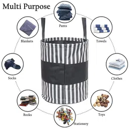 prettykrafts Black & White 2 Pieces Multi-Utility Organisers image 2