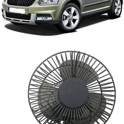 yuneik 12 Volt 6" Fan for Car, Jeep,Truck,Auto, Caravan, Boat, Buses Y498 Car Interior Fan-picture-15