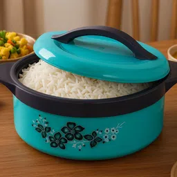 decodazz Printed Casserole with Lid for Roti/Chapati || Hot Pot for Hot Meal/Curry Thermoware Casserole-picture-15