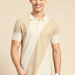 United Colors of Benetton Men Striped Polo Collar Pure Cotton T-shirt-picture-40
