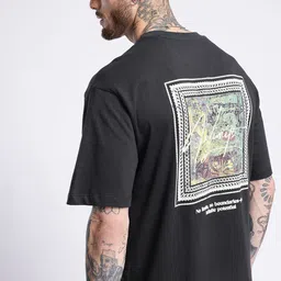 glitchez Limitless Life Printed Relaxed Fit T-shirt-picture-35