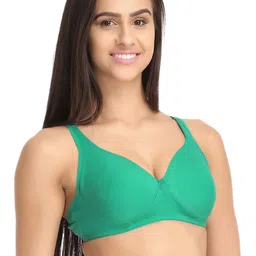 Clovia Cotton Rich Non-Padded Non-Wired Bra With Double Layered Cups image 3