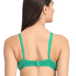 Clovia Cotton Rich Non-Padded Non-Wired Bra With Double Layered Cups image 4