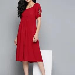 Mast & Harbour A-Line Midi Dress image 5