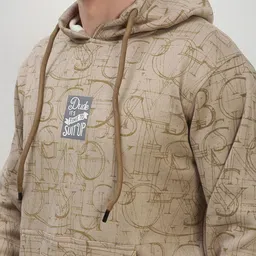 SHOWOFFFF Men Printed Hooded Sweatshirt image 2