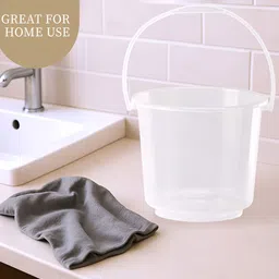 Aura Transparent 3 piece Solid Plastic Bath Accessories Set image 3