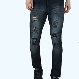 LINARIA Men Classic Slim Fit Jeans-image-82