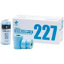 NICHIBAN Masking Tape 30 mm x 18 m Blue for Vehicle Painting, NO.227 (Pack of 10 Pcs)-image-84