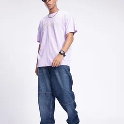 glitchez Men Urban Savvy Skater Fit Light Fade Jeans image 2