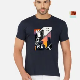 GLOBAL NOMAD Men 2 Printed Bio Finish Applique T-shirt-picture-16