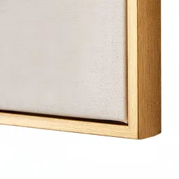 Home Centre Artistry Regalia Gold-Toned & Cream Colored Printed Canvas Wall Photo Frame image 5