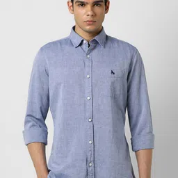 Van Heusen Sport Men Slim Fit Solid Cotton Casual Shirt-picture-39