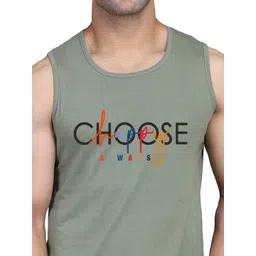 SLOWLORIS Pack Of 2 Printed Innerwear Vests VSL26 CMB(CHS LGTGREEN)(OVRTNK BLACK) image 3