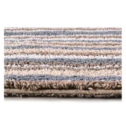 Saral Home  Claire Cotton Reversible Bathmat- Beige image 3