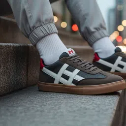 RUNRAVE Men Colourblocked Lace-Ups Sneakers-picture-15